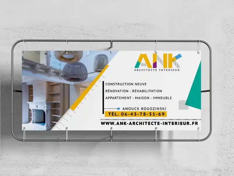 Bâche PVC ANK Architecte d'intérieur