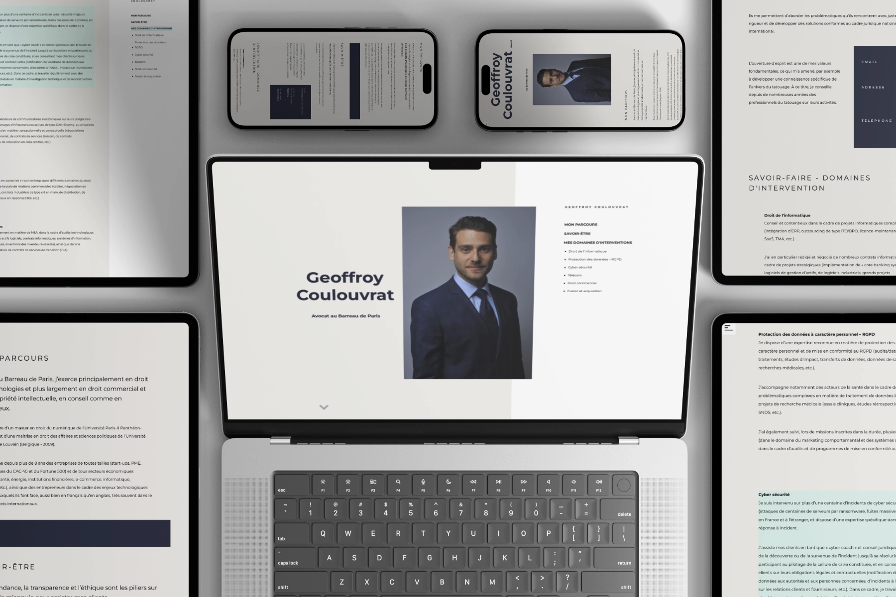 Geoffroy Coulouvrat — Site internet avocat droit du numérique